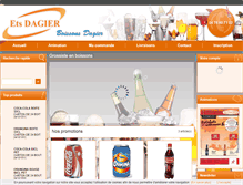 Tablet Screenshot of dagier-boissons.com